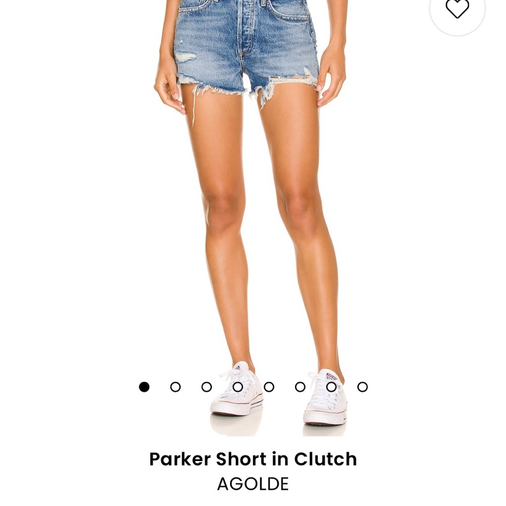 Agolde Parker women’s shorts purchased at Revolve-Los Angeles.